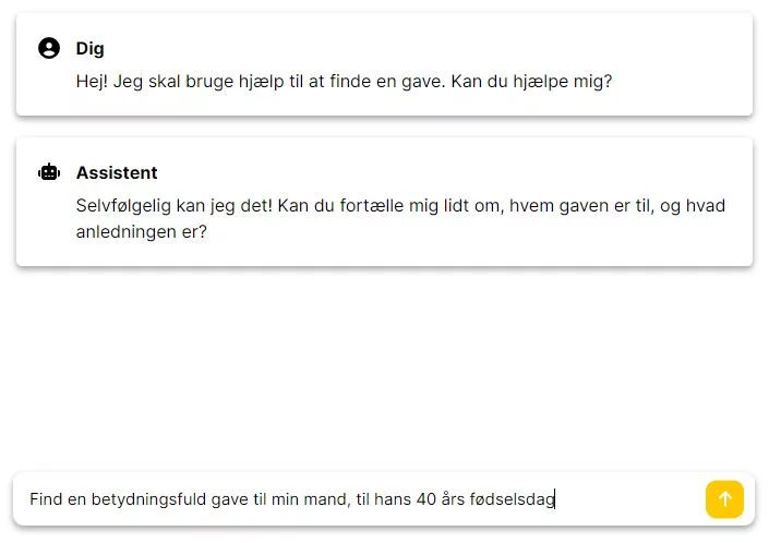 GavenAI finder en betydningsfuld gave til ham